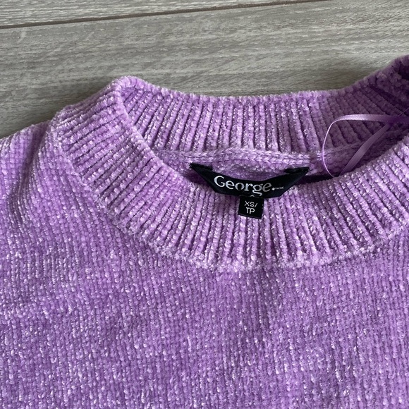 Chenille sweater- Purple - Picture 2 of 2